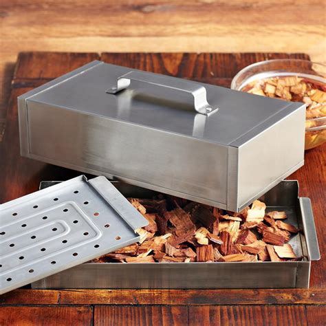 how do you use a stainless steel smoker box|smoker box for bbq grilling.